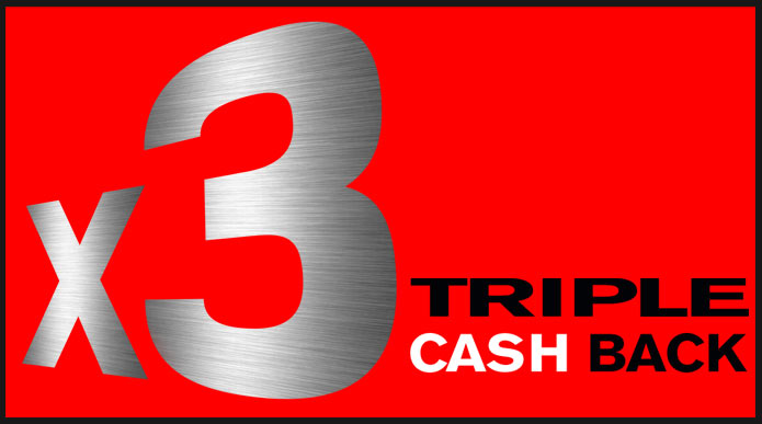 3x Cash Back