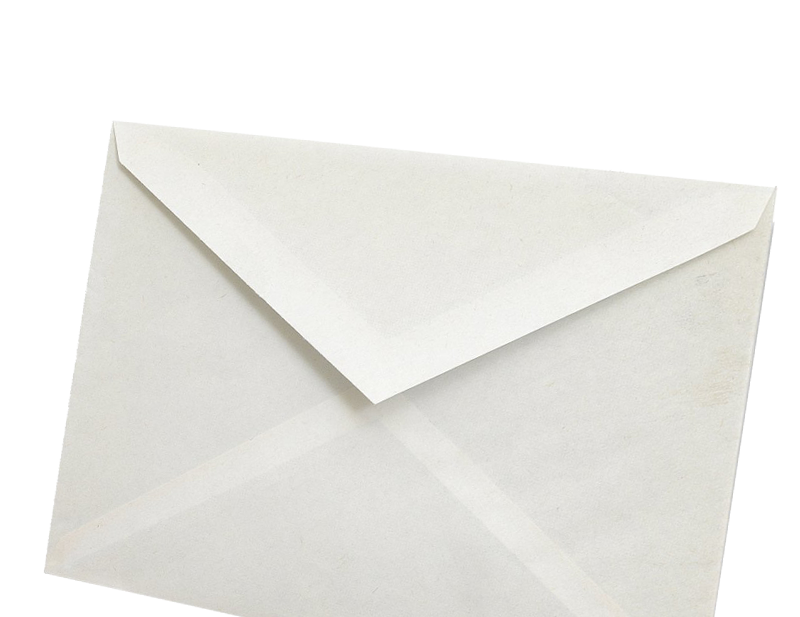 White envelope
