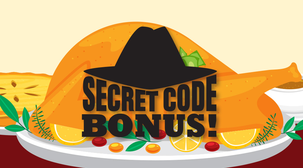 Secret Code Bonus