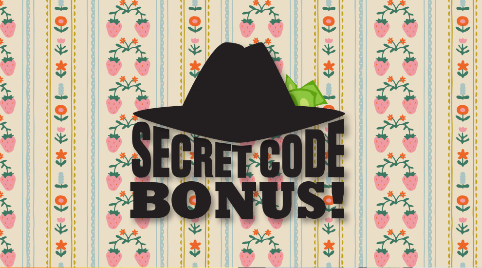 Secret Code Bonus