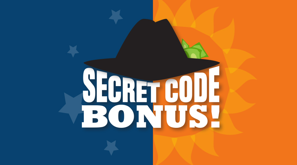 Secret Code Bonus