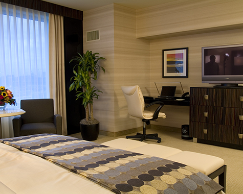 Double bed hotel image