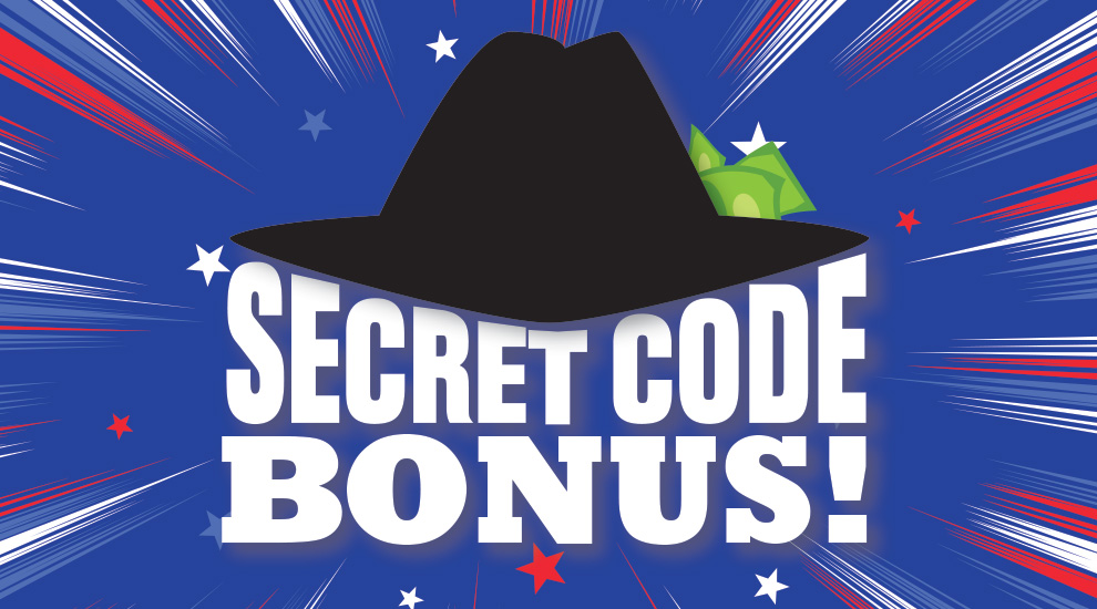 Secret Code Bonus